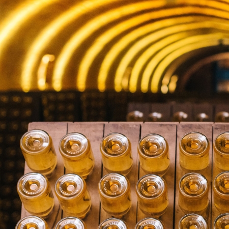 Nahaufnahme von einem Rüttelpult in den Schlumberger Kellerwelten