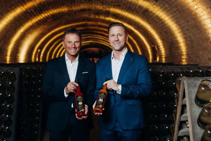 Peter Treml mit Schlumberger CEO Florian Czink