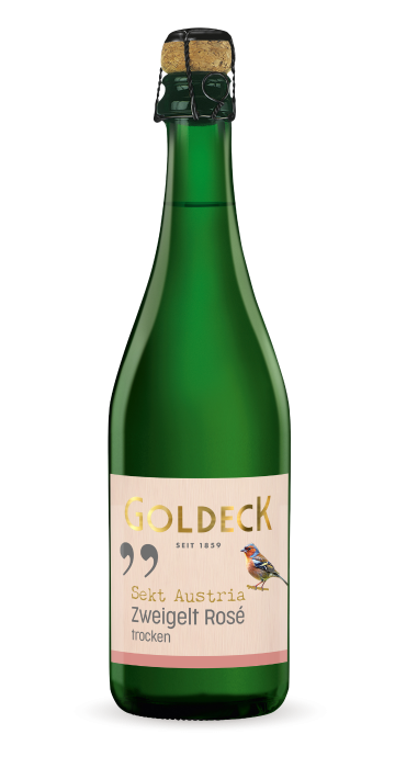 Goldeck Zweigelt Flasche 0,75L im neuen Design 2026